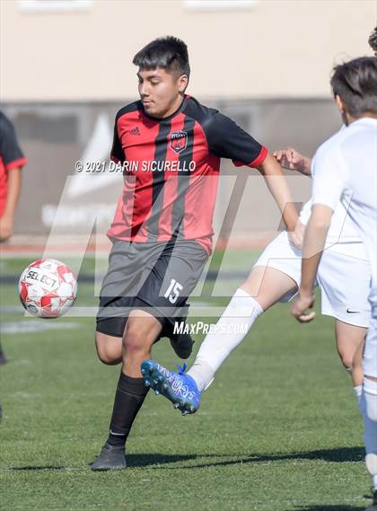 Thumbnail 1 in Dysart vs. Gilbert (Coyote Classic Soccer Tournament) photogallery.