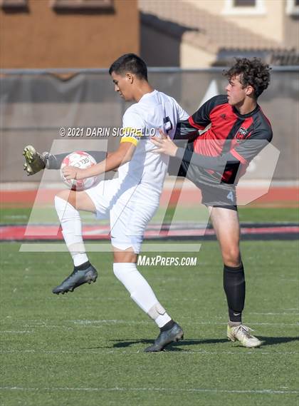 Thumbnail 2 in Dysart vs. Gilbert (Coyote Classic Soccer Tournament) photogallery.