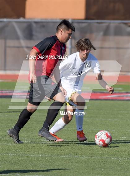 Thumbnail 1 in Dysart vs. Gilbert (Coyote Classic Soccer Tournament) photogallery.