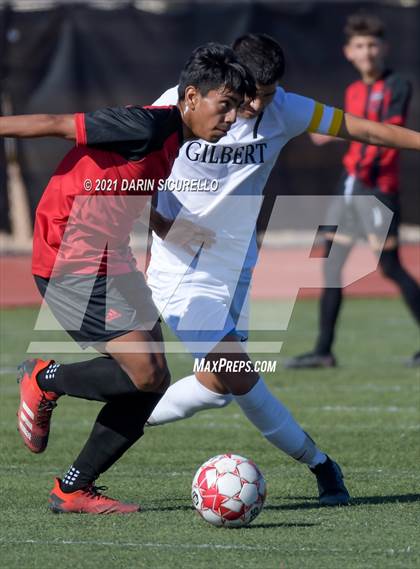 Thumbnail 3 in Dysart vs. Gilbert (Coyote Classic Soccer Tournament) photogallery.
