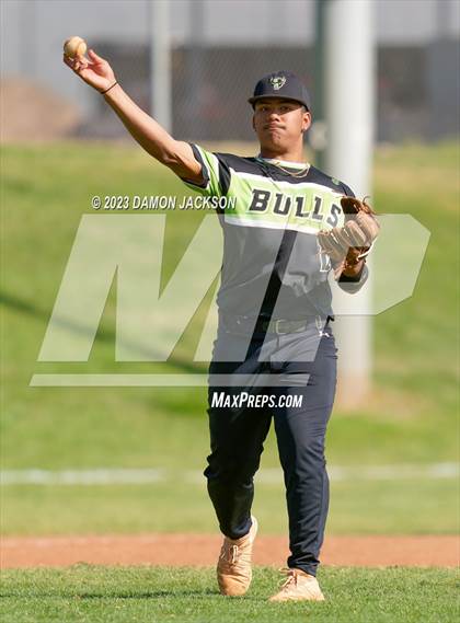 Thumbnail 1 in Sports Leadership & Management vs Virgin Valley (NIAA 3A Southern Region Winners Quarterfinal) photogallery.