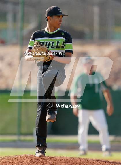 Thumbnail 3 in Sports Leadership & Management vs Virgin Valley (NIAA 3A Southern Region Winners Quarterfinal) photogallery.