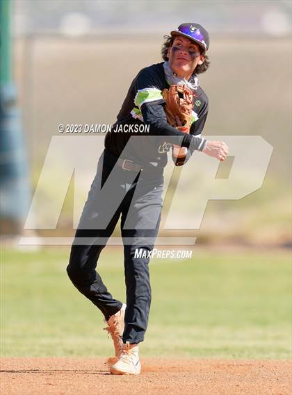 Thumbnail 1 in Sports Leadership & Management vs Virgin Valley (NIAA 3A Southern Region Winners Quarterfinal) photogallery.