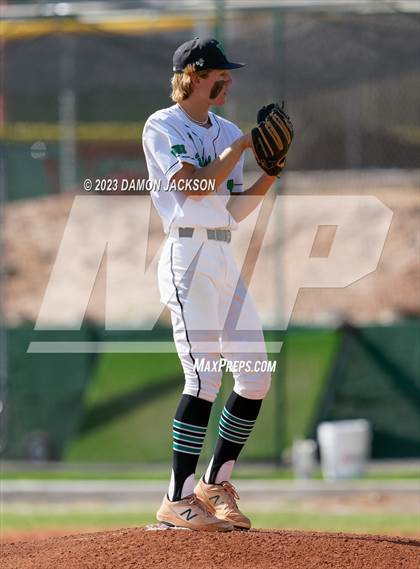 Thumbnail 1 in Sports Leadership & Management vs Virgin Valley (NIAA 3A Southern Region Winners Quarterfinal) photogallery.