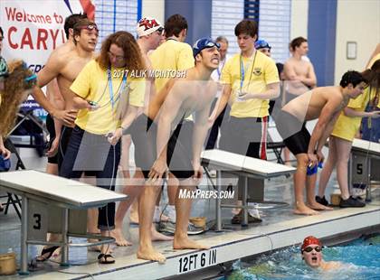 Thumbnail 1 in NCHSAA 4A State Swimming Championship (Finals) photogallery.