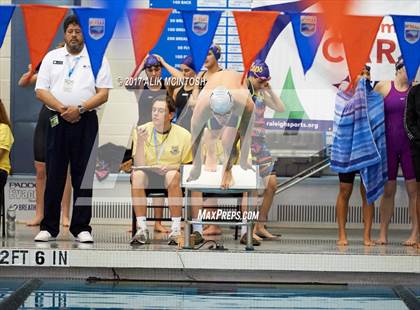 Thumbnail 2 in NCHSAA 4A State Swimming Championship (Finals) photogallery.