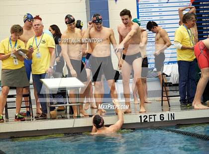 Thumbnail 3 in NCHSAA 4A State Swimming Championship (Finals) photogallery.