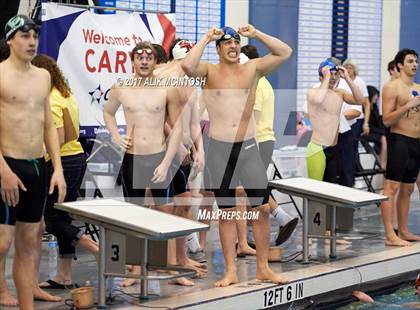 Thumbnail 3 in NCHSAA 4A State Swimming Championship (Finals) photogallery.
