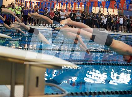 Thumbnail 2 in NCHSAA 4A State Swimming Championship (Finals) photogallery.