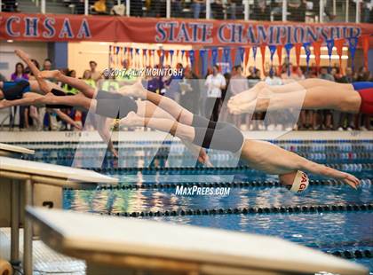 Thumbnail 3 in NCHSAA 4A State Swimming Championship (Finals) photogallery.