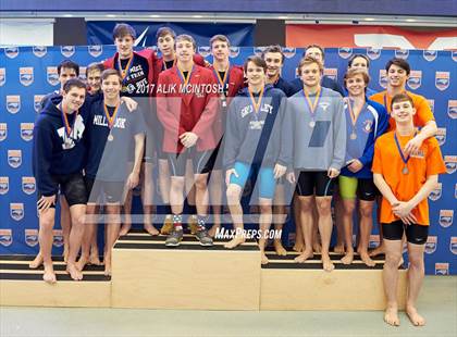 Thumbnail 1 in NCHSAA 4A State Swimming Championship (Finals) photogallery.