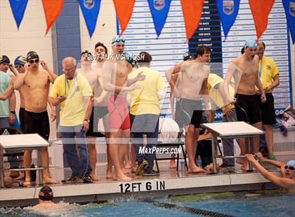 Thumbnail 1 in NCHSAA 4A State Swimming Championship (Finals) photogallery.