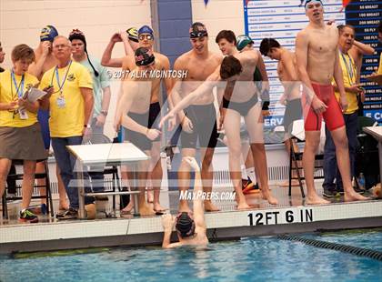 Thumbnail 3 in NCHSAA 4A State Swimming Championship (Finals) photogallery.