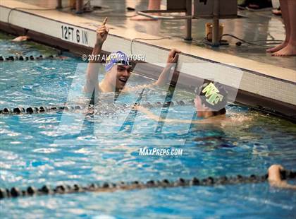 Thumbnail 1 in NCHSAA 4A State Swimming Championship (Finals) photogallery.