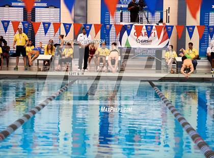 Thumbnail 2 in NCHSAA 4A State Swimming Championship (Finals) photogallery.