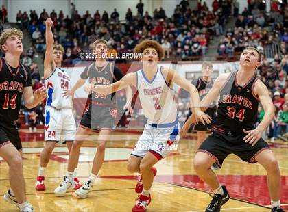 Thumbnail 1 in Brownstown Central vs. Linton-Stockton (IHSAA 2A Semi-state Final) photogallery.