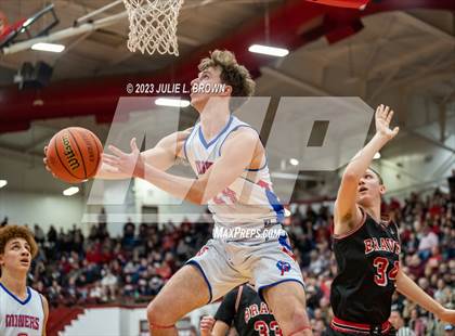 Thumbnail 2 in Brownstown Central vs. Linton-Stockton (IHSAA 2A Semi-state Final) photogallery.
