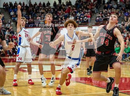 Thumbnail 3 in Brownstown Central vs. Linton-Stockton (IHSAA 2A Semi-state Final) photogallery.