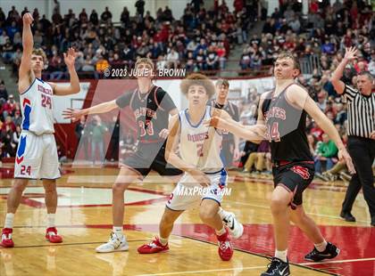 Thumbnail 2 in Brownstown Central vs. Linton-Stockton (IHSAA 2A Semi-state Final) photogallery.