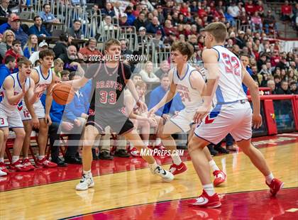 Thumbnail 2 in Brownstown Central vs. Linton-Stockton (IHSAA 2A Semi-state Final) photogallery.