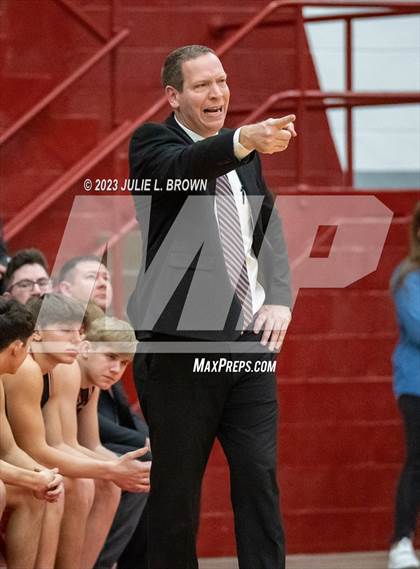 Thumbnail 2 in Brownstown Central vs. Linton-Stockton (IHSAA 2A Semi-state Final) photogallery.