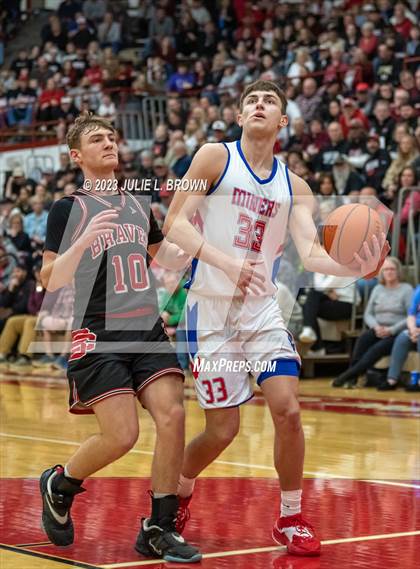 Thumbnail 3 in Brownstown Central vs. Linton-Stockton (IHSAA 2A Semi-state Final) photogallery.
