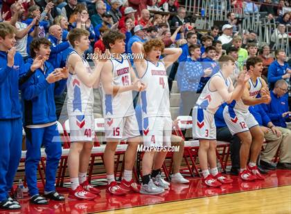 Thumbnail 2 in Brownstown Central vs. Linton-Stockton (IHSAA 2A Semi-state Final) photogallery.