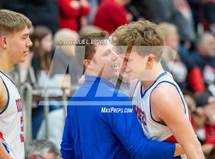 Thumbnail 2 in Brownstown Central vs. Linton-Stockton (IHSAA 2A Semi-state Final) photogallery.