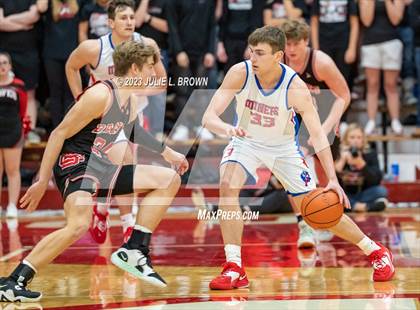 Thumbnail 1 in Brownstown Central vs. Linton-Stockton (IHSAA 2A Semi-state Final) photogallery.