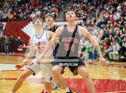 Thumbnail 2 in Brownstown Central vs. Linton-Stockton (IHSAA 2A Semi-state Final) photogallery.