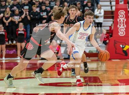 Thumbnail 2 in Brownstown Central vs. Linton-Stockton (IHSAA 2A Semi-state Final) photogallery.