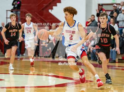 Thumbnail 2 in Brownstown Central vs. Linton-Stockton (IHSAA 2A Semi-state Final) photogallery.