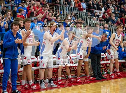 Thumbnail 2 in Brownstown Central vs. Linton-Stockton (IHSAA 2A Semi-state Final) photogallery.