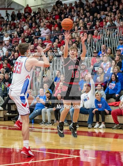 Thumbnail 3 in Brownstown Central vs. Linton-Stockton (IHSAA 2A Semi-state Final) photogallery.