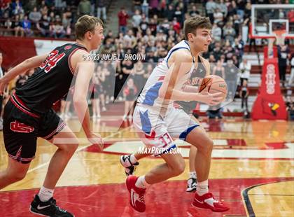 Thumbnail 1 in Brownstown Central vs. Linton-Stockton (IHSAA 2A Semi-state Final) photogallery.