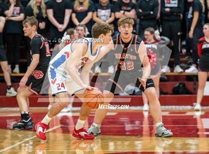 Thumbnail 2 in Brownstown Central vs. Linton-Stockton (IHSAA 2A Semi-state Final) photogallery.