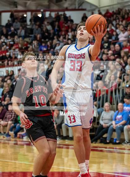 Thumbnail 3 in Brownstown Central vs. Linton-Stockton (IHSAA 2A Semi-state Final) photogallery.