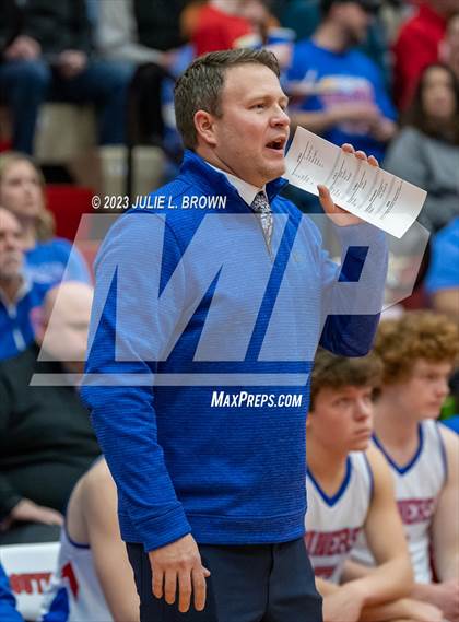 Thumbnail 2 in Brownstown Central vs. Linton-Stockton (IHSAA 2A Semi-state Final) photogallery.