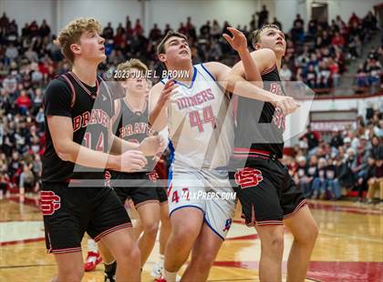 Thumbnail 2 in Brownstown Central vs. Linton-Stockton (IHSAA 2A Semi-state Final) photogallery.