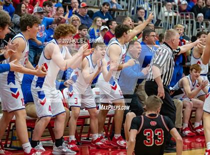 Thumbnail 1 in Brownstown Central vs. Linton-Stockton (IHSAA 2A Semi-state Final) photogallery.