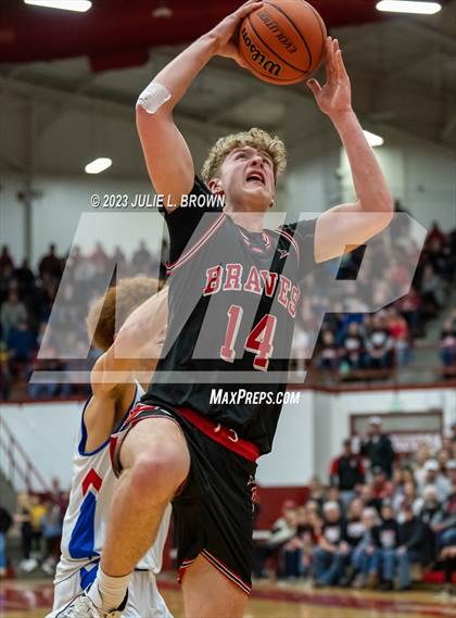 Thumbnail 2 in Brownstown Central vs. Linton-Stockton (IHSAA 2A Semi-state Final) photogallery.