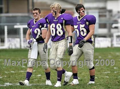 Thumbnail 1 in Triopia @ Routt Catholic (IHSA Class 1A Quarterfinal) photogallery.