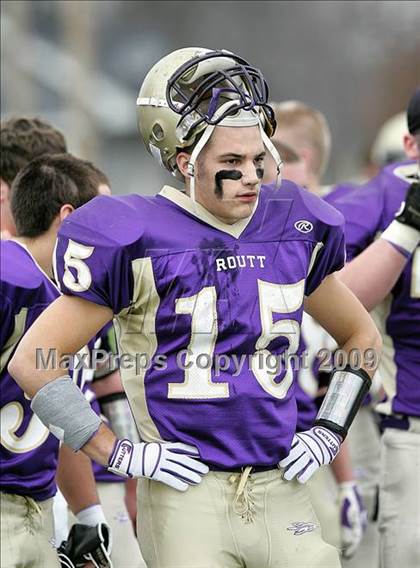 Thumbnail 2 in Triopia @ Routt Catholic (IHSA Class 1A Quarterfinal) photogallery.