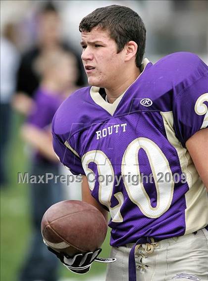 Thumbnail 1 in Triopia @ Routt Catholic (IHSA Class 1A Quarterfinal) photogallery.