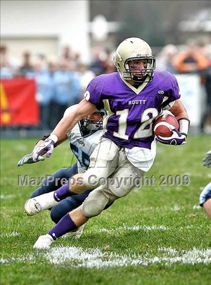 Thumbnail 2 in Triopia @ Routt Catholic (IHSA Class 1A Quarterfinal) photogallery.