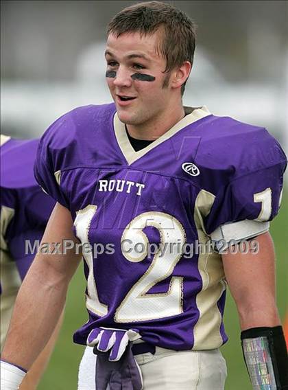 Thumbnail 1 in Triopia @ Routt Catholic (IHSA Class 1A Quarterfinal) photogallery.