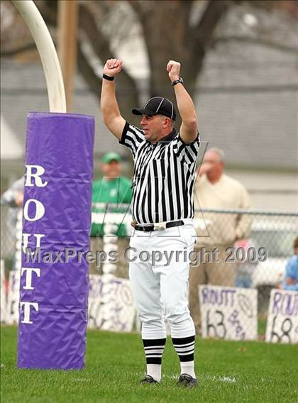 Thumbnail 3 in Triopia @ Routt Catholic (IHSA Class 1A Quarterfinal) photogallery.