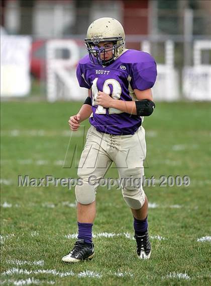 Thumbnail 3 in Triopia @ Routt Catholic (IHSA Class 1A Quarterfinal) photogallery.