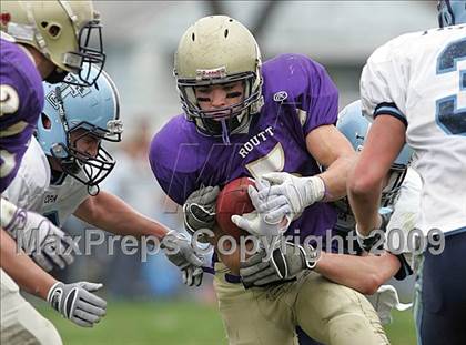 Thumbnail 2 in Triopia @ Routt Catholic (IHSA Class 1A Quarterfinal) photogallery.