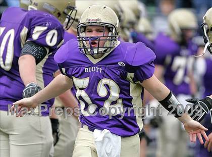 Thumbnail 1 in Triopia @ Routt Catholic (IHSA Class 1A Quarterfinal) photogallery.